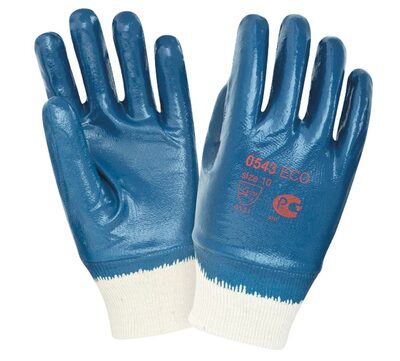 Перчатки нитриловые с тяжелым покрытием 0543 ЕСО