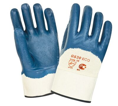 Перчатки нитриловые с тяжелым покрытием 0530 ЕСО