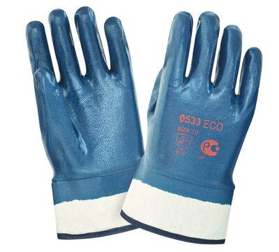 Перчатки нитриловые с тяжелым покрытием 0533 ЕСО