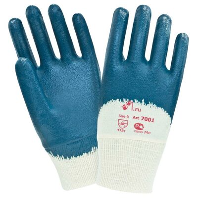 Нитриловые с покрытием средней массы 2Hands 7001