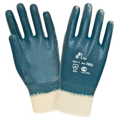Нитриловые с покрытием средней массы 2Hands 7002