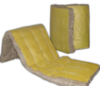 Маты прошивные МПБ-30/СС1 из базальтового супертонкого волокна с покрытием стеклосеткой с одной стороны