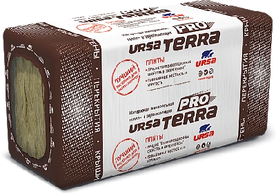 Профессиональная минераловатная плита URSA TERRA Плавающий пол